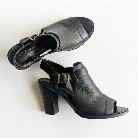 Cole Haan Shoes - Cole Haan Open Toe Sling Booties sz 9 Cole Haan Shoes - Cole Haan Open Toe Sling Booties sz 9